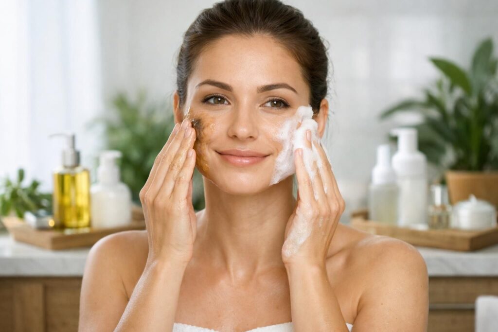 découvrez pourquoi le double nettoyage du visage est essentiel pour une peau parfaite et apprenez comment l’adopter efficacement dans votre routine beauté quotidienne.