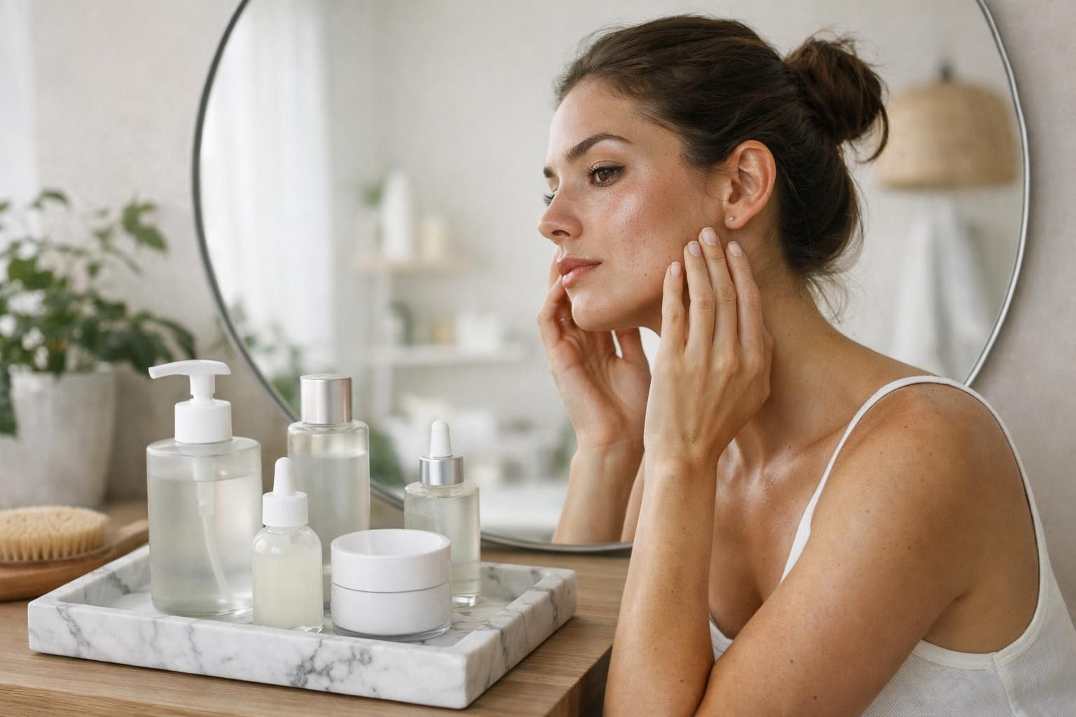 découvrez une routine skincare efficace pour réduire boutons et points noirs, et retrouver une peau nette et saine au quotidien.