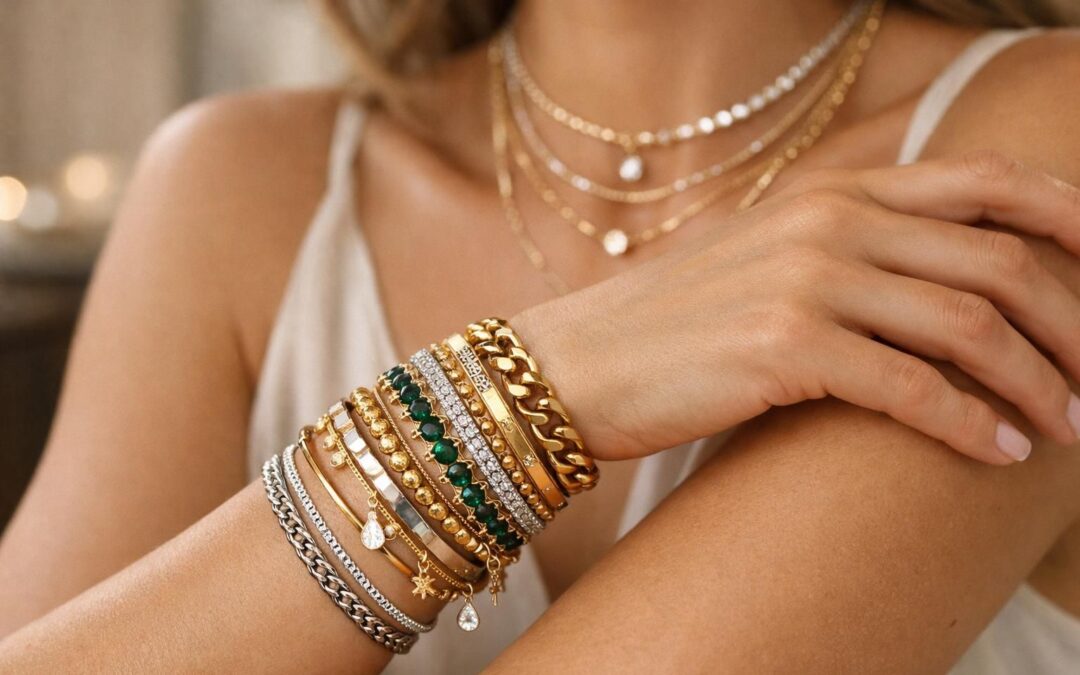 Accumulation de bijoux : comment maîtriser la tendance layering avec style