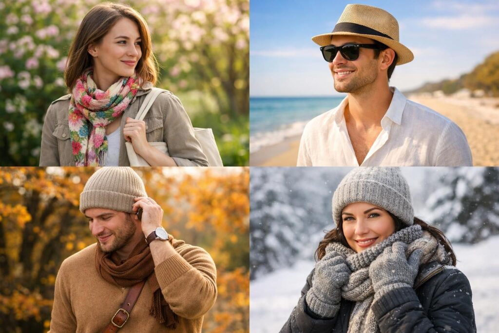 découvrez comment choisir et adapter vos accessoires de mode en fonction des saisons, été comme hiver, pour allier style et confort toute l'année.