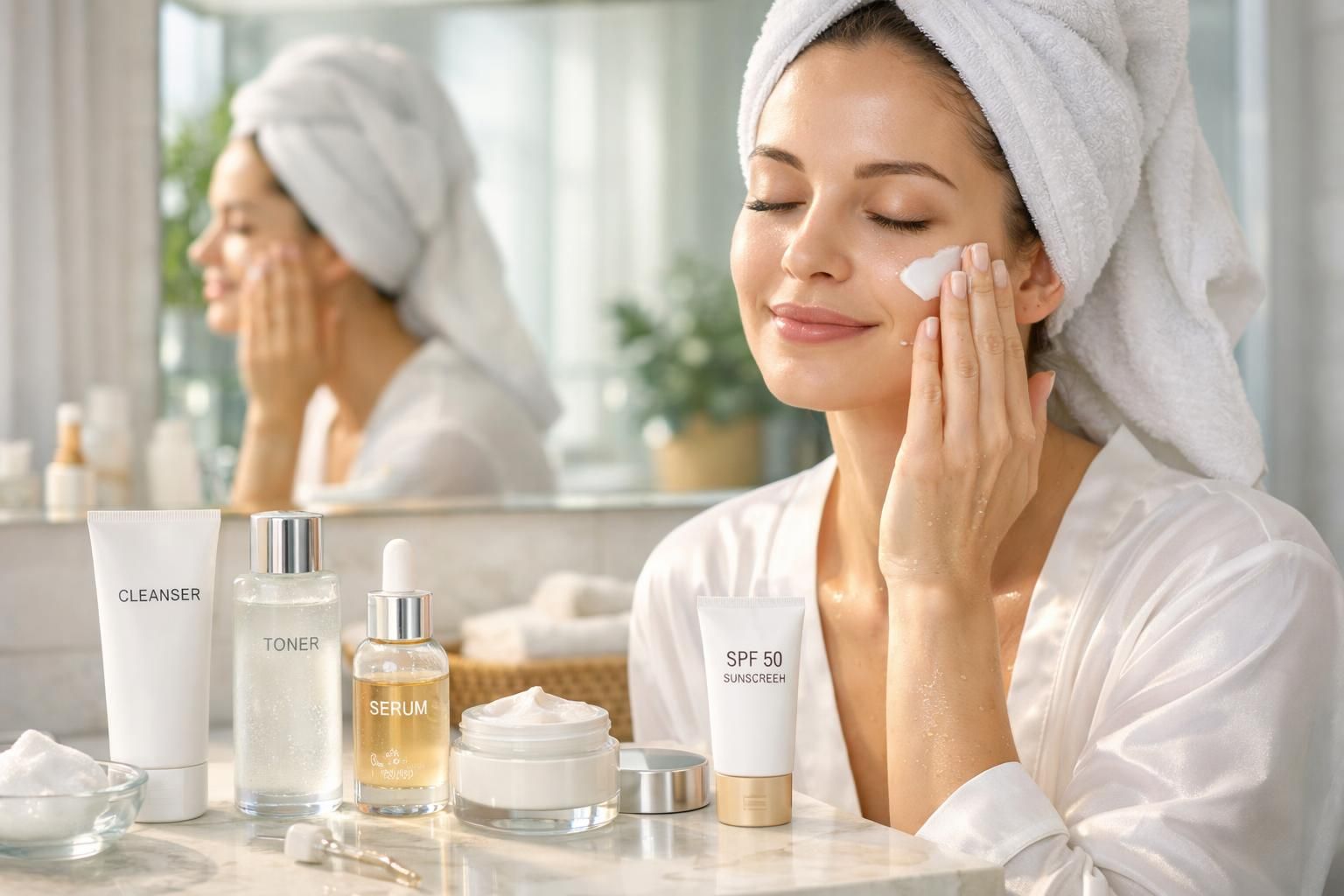 découvrez une routine skincare complète avec les étapes essentielles pour maintenir une peau saine et éclatante chaque jour. conseils simples et efficaces pour votre soin quotidien.
