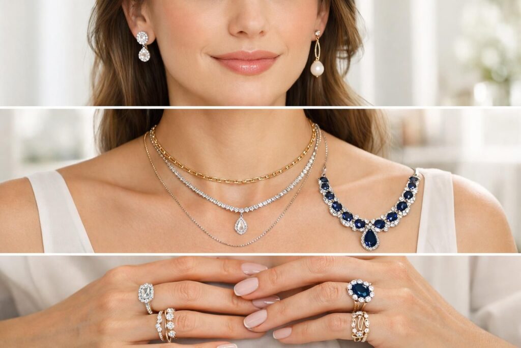 découvrez comment choisir les bijoux parfaits en fonction de votre morphologie : astuces pour sublimer votre visage, votre cou et vos mains avec élégance.